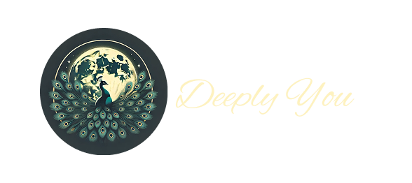 deeply you logo sans fond pour fond noir